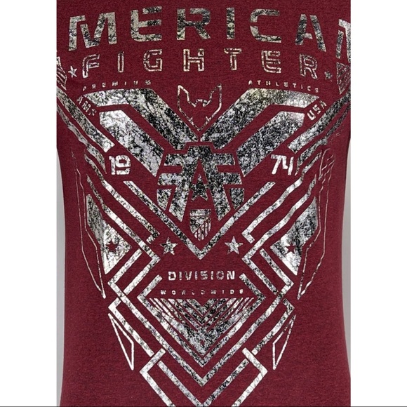 Great Description About American Fighter Shirts Red